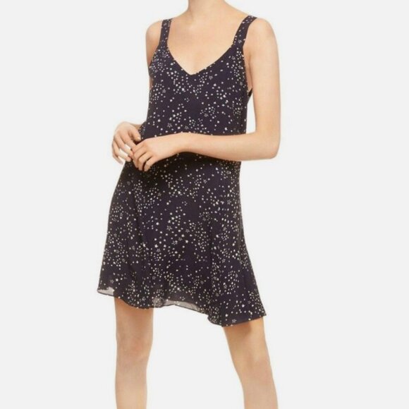 Sanctuary "Harlow" Dress Navy with White Stars Pattern Size: Small - Picture 8 of 10